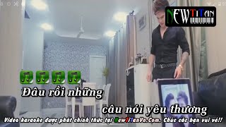 KHÔNG YÊU HÃY XEM LÀ BẠN KARAOKE | LÂM CHẤN HUY KARAOKE | BEAT GỐC CÓ BÈ