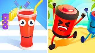 Juice Run, Sandwich Run | Gameplay Walkthrough (Android, iOS, iPad) #01