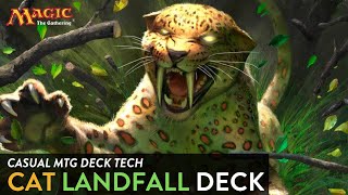 MTG DECK TECH 83: CAT LANDFALL DECK / CAT TRIBAL DECK / LANDFALL DECK