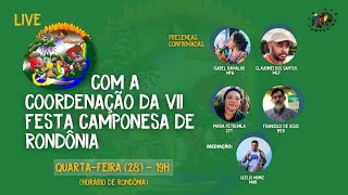 #FestaCamponesa | Live com a Coordenação da VII Festa Camponesa de Rondônia