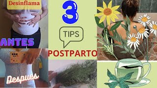 3 tips para el postparto🤱 * Desinflama * Olvidate d los entuertos * relajate 🛀