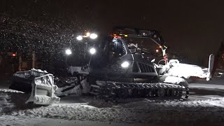 Prinoth New Leitwolf LT X Pushing Snow in Livigno - Part.1