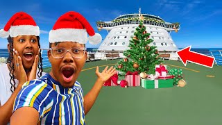 Boarding the NEWLY RENOVATED Royal Caribbean Cruise for Christmas! Navigator of the Seas Embarkation