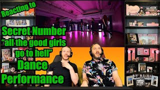 Reacting to Secret Number 'all the good girls go to hell' Dance Performance!