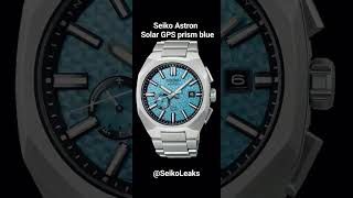 Seiko Astron Solar GPS prism blue