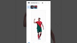 Backgraund photo remov #remove #background #ronaldo #shorts