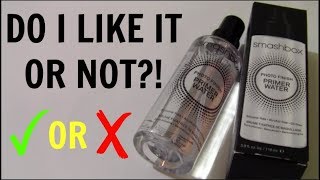 Smashbox Photo Finish Primer Water Product Review