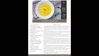 Saffron Risotto