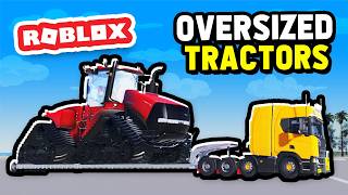 Delivering HUGE CARGO in Roblox Trucking Empire