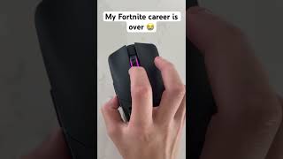 My Fortnite career is over because of my mouse ￼ #gaming #fortnite #sad