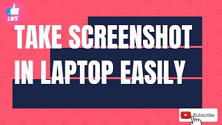 how to take screenshot in laptop