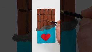 Chocolate 🍫 Painting! Art for Kids  #shorts #painting #art #shortsvideo