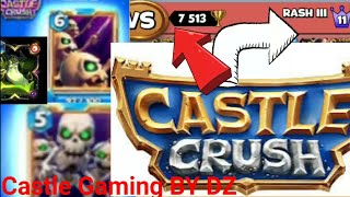 Castle Crush -- Skeleton Deck Gameplay 😱 😱 Best Strategy 🔥@castlegamingbydz Nature Mode 💥💥