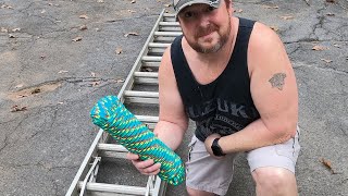 How To Replace Extension Ladder Rope - Werner