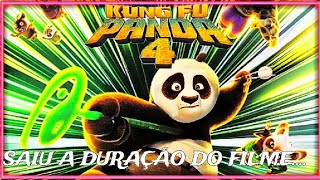 BOMBA!!SAIU A DURAÇÃO DE KUNG FU PANDA 4!!PODE DAR RUIM?? | 🦊TAILS NEWS🦊