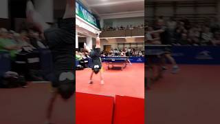 Crazy table tennis point! Wait till the end 👀 #shorts #tabletennis