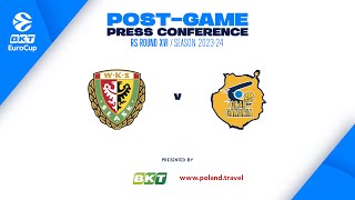 Post-game press conference | EuroCup 23-24 RS Round XVI | Slask Wroclaw - Dreamland Gran Canaria