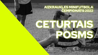 MINIFUTBOLA ČEMPIONĀTS AIZKRAUKLĒ 2022 4.POSMS