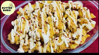 Chicken Loaded Fries with Cheese Sauce Recipe I Homemade Chicken Fries Loaded Fries I Butter Buds