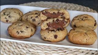 💯Extra fluffy Nutella heart cookies very easy to try absolutely !!! 👌 #shorts