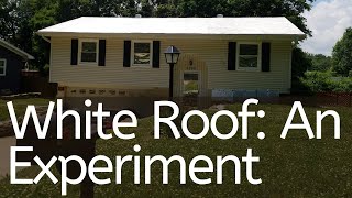 Painting Roof White with Hydrated Lime(Plaster): Initial Results