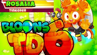 New btd6 hero Rosalia the tinkerer showcase!