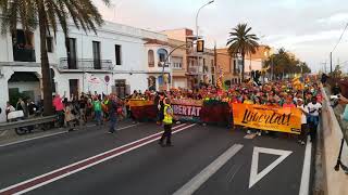 Marxa Per la Llibertat - Arribada a Premià de Mar - Columna Girona - Freedom - Catalunya