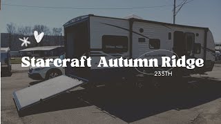 2023 Starcraft Autumn Ridge 233TH Toy hauler