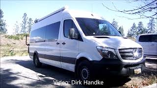 Great-looking MERCEDES SPRINTER CAMPER at Crawford Trails, Kelowna, BC, Canada