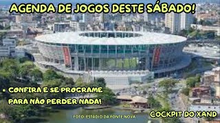 AGENDINHA DOS JOGOS DE HOJE - SABADO - DIA 08/11/2024