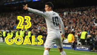 James Rodriguez All 23 Goals for Real Mandrid