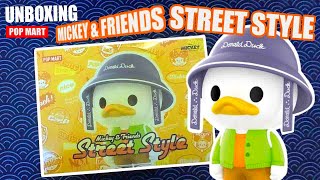 Tapping & Crinkling ASMR Unboxing | Pop Mart Mickey & Friends Street Style