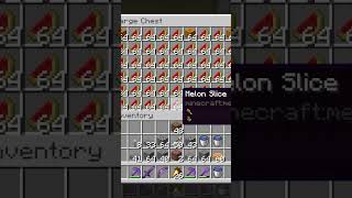 Minecraft Auto Melon/Pumpkin Farm #shorts