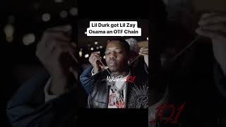 #LilDurk got #lilZayosama an #OTF chain 💪🏾🔥