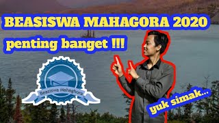 BEASISWA MAHAGHORA 2020 #ui #ugm #ipb #itb #uny #unbraw #unila #upi