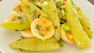 Stir-fried Eggs with Pepper - របៀបឆាពងទាជាមួយម្ទេស [Save&Healthy]