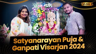 Vlog 03 | Asmita Patel | Satyanarayan Pooja | Bappa Visarjan at my Resort