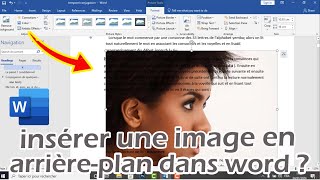 Comment mettre une image en arrière plan dans Word ?