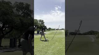 Ex MLB Pro hits a golf ball DIFFERENT!