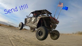 Ocotillo Wells RZR jump session