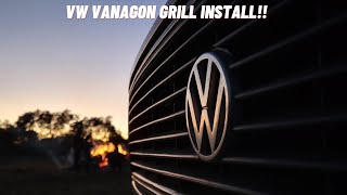 VW Vanagon Grill Replacement!!