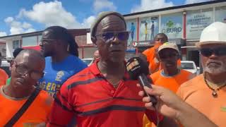 Onews Guyane.Opération escargot  des salariés de l’entreprise RIBAL  (radio Péyi)