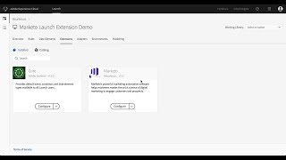 Demo: Marketo Extension for Adobe Launch