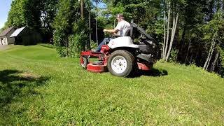 Mowing Steep Slopes in Vermont