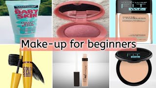 Essential makeup products for beginners || The Only MakeUp You Need || best makeup products