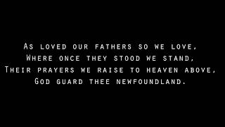 Ode to Newfoundland - lyrics