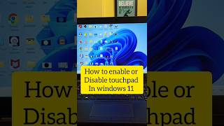 How to enable or disable touchpad in windows 11 #trending #computer #viral #shorts #short #education