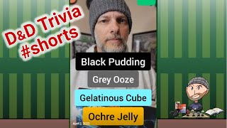 D&D Trivia - Psionic Ooze Creatures! - DnD #shorts