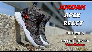 Jordan Apex React Black Infrared (BRED) On-Foot Review & Unboxing (US 1st!)