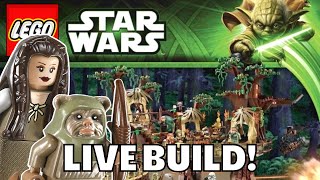 🔴 LEGO Star Wars Ewok Village Live Build! 10236